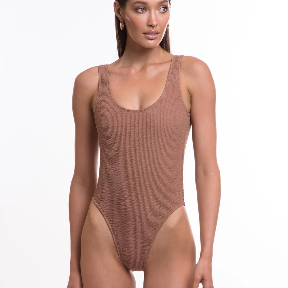TJ Swim Iman One Piece in Mocha